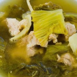 ผักกาดดองต้มซี่โครงหมู