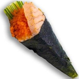 แซลมอนเบิร์น+ไข่กุ้ง