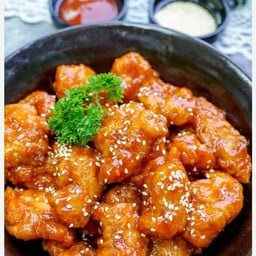 ไก่ป๊อปราดซอส..บาบิคิว