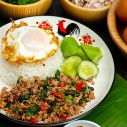 กะเพราหมูสับ