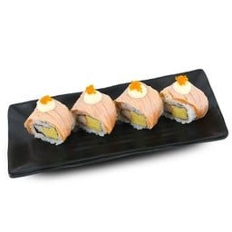 โรลหน้าแซลมอนเบิร์นซอสมายองเนส