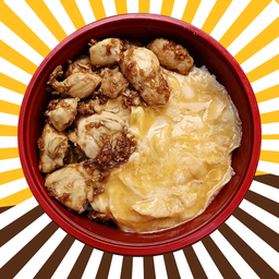 ข้าวราดไก่กระเทียม (ฟรีไข่ดาวหรือไข่เจียว)