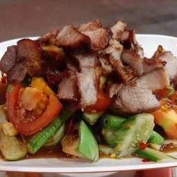 ตำคอหมูย่าง