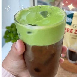 อเมริกันโน่ฟองโฟมมัจฉะ