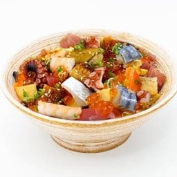 ข้าวหน้าปลาดิบรวม