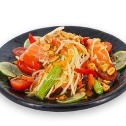 ส้มตำแซลมอน