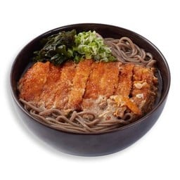 โซบะร้อนหน้าหมูชุปแป้งทอด