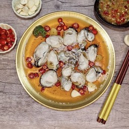 หอยนางรมดองซีอิ๊วเกาหลี+ซีฟู๊ด หอมเจียว