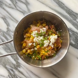 Corn bacon