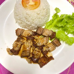 หมูกรอบกระเทียม