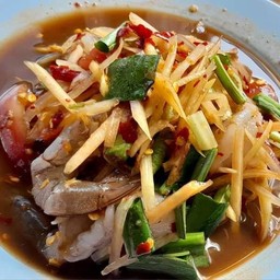 ส้มตำปูปลาร้ากุ้งสด