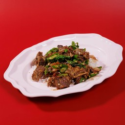 ข้าวกะเพราเนื้อเปื่อย