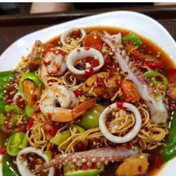 ตำมาม่าทะเล