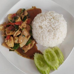 กาะเพราราดข้าว