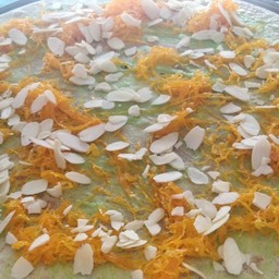 สังขยา+ฝอยทอง+แอลม่อน