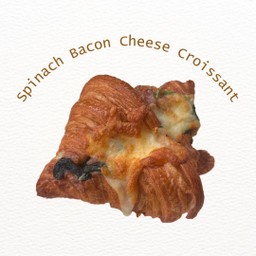 Spinach Bacon Cheese Croissant
