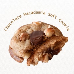 Soft Cookies (dark chocolate & maccadamia)