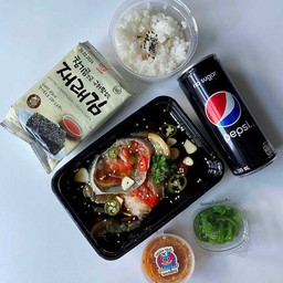 ปู s ดอง (1ตัว) +Pepsi