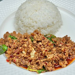 ข้าวกระเพราหมูสับ