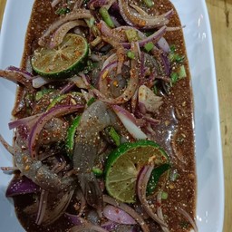 ลาบกุ้งสด