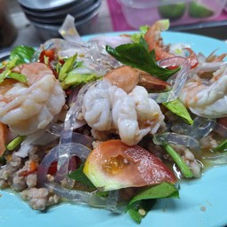 ยำเส้นแก้วกุ้งสด