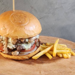 Double Cheese Beef Burger