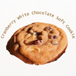 Soft Cookies (white chocolate & cranberry)