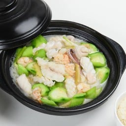 บวบต้มซีฟู้ด (L)