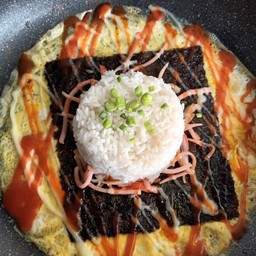 ไข่ห่อข้าว+สาหร่าย