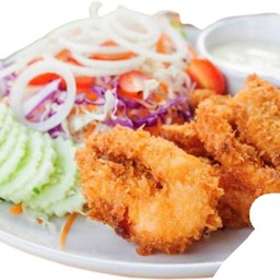 สลัดกุ้งกรอบ