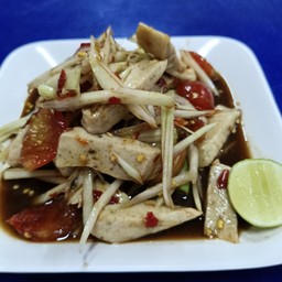 ตำหมูยอ ปลาร้า