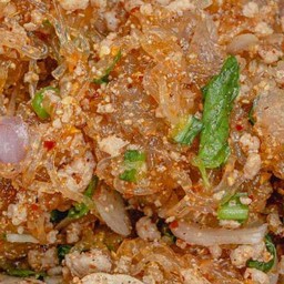 ลาบวุ้นเส้นหมูสับ