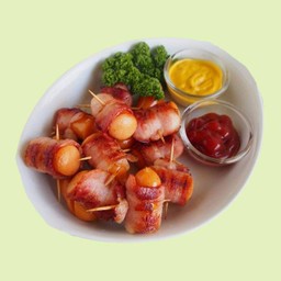 ไส้กรอกพันเบคอน