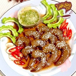 โคตรอร่อย110 ข้าวกะเพรา ข้าวไก่เทอริยากิ กุ้งดองซีอิ๊ว ของกินเล่น