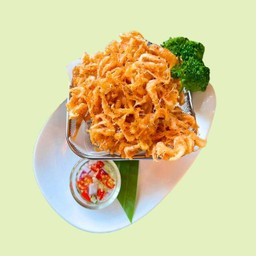 กุ้งฝอยทอด