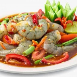 ยำกุ้งสด