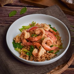 ข้าวผัดโบราณกุ้ง