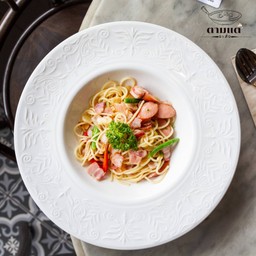 สปาเก็ตตี้ ไส้กรอกสไปซี่