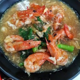 เส้นหมี่ราดหน้ากุ้ง