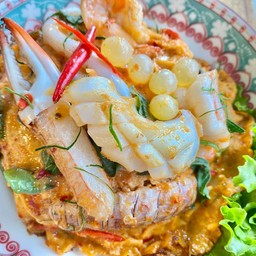 ข้าวไข่ข้นห่อหมกทะเล