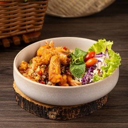 กุ้งผัดพริกเกลือ