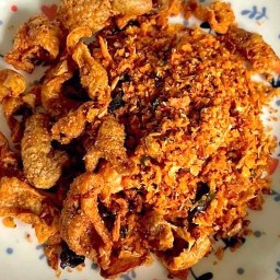 น้ำพริกหนังไก่กรอบ