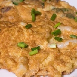 ข้าวไข่เจียวปลาหมึก