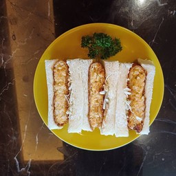 Salmon Tartar Katsu Sandwich