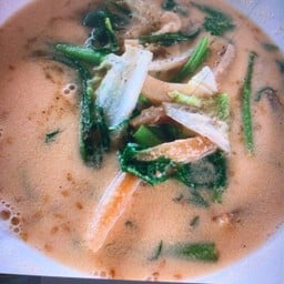 สุกี้น้ำโบราณหมึกกรอบ