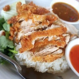 ข้าวมันไก่ทอด