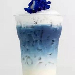 อัญชันนมสด