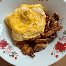 ข้าวไข่ข้น ไก่ซีอิ้ว