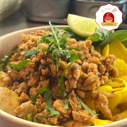หมี่คลุก ไก่สับ