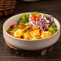 หมึกผัดไข่เค็ม